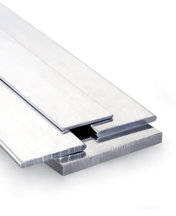 Pletina de aluminio barra rectangular - Bronmetal
